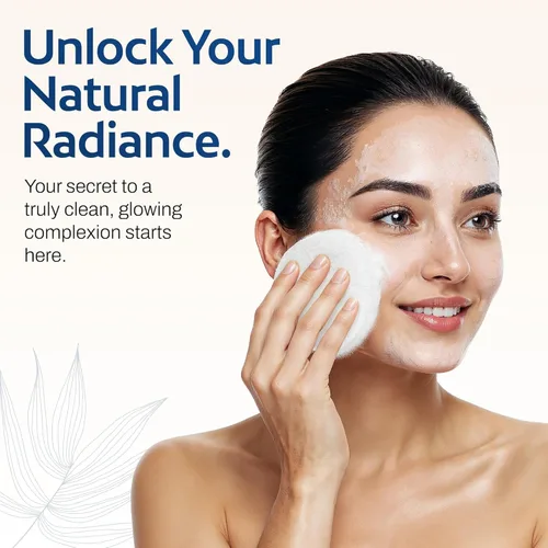 Vista 2 de HartFelt El paquete de cuidado de la piel incluye 2 esponjas faciales de cada uno, 2 esponjas corporales y de pies para exfoliar y eliminar la piel