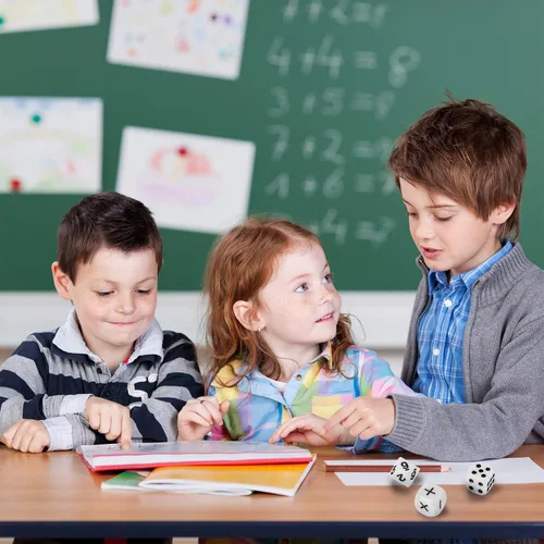 Vista 5 de Gejoy - Juego de 18 dados para enseñanza de matemáticas, operación numérica