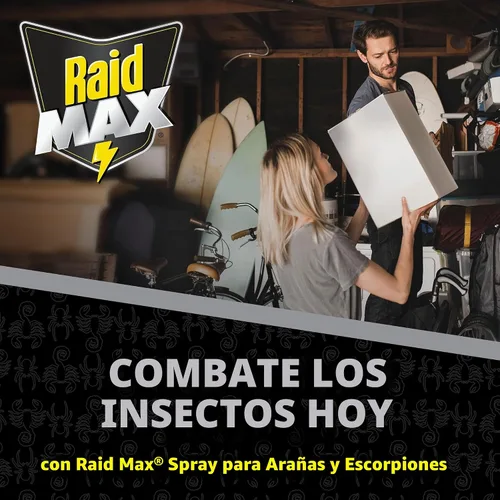 Vista 7 de Raid Max exterminador de arañas y escorpiones de 12 onzas