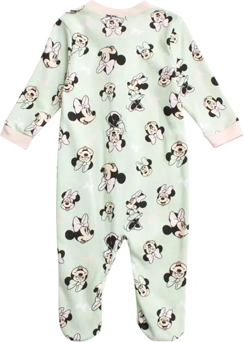 Vista 6 de Disney Mameluco de Minnie Mouse para bebé niña paquete de 2 mamelucos con pies 0-9 meses