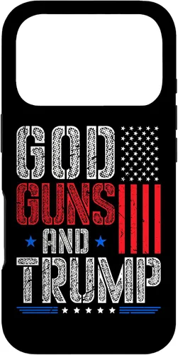 Vista 30 de God Guns and Trump Vote Donald Trump Republican Case for iPhone 17