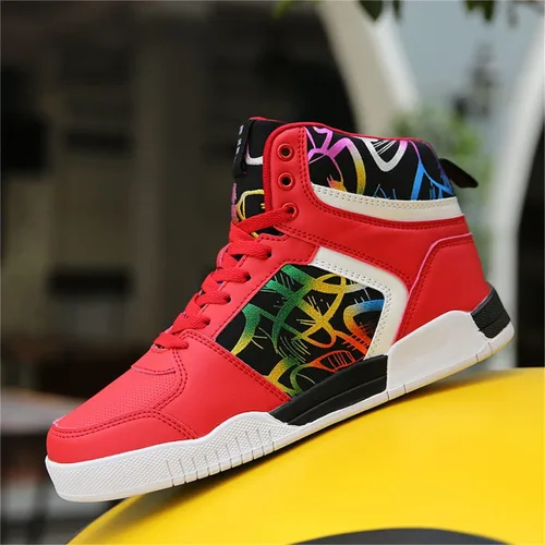Vista 9 de Zapatillas de deporte de moda para hombre, zapatos de skate con estilo casual, estilo hip hop