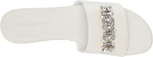 Vista 5 de Karl Lagerfeld Paris Sandalias Bijou Fashion Slide para mujer