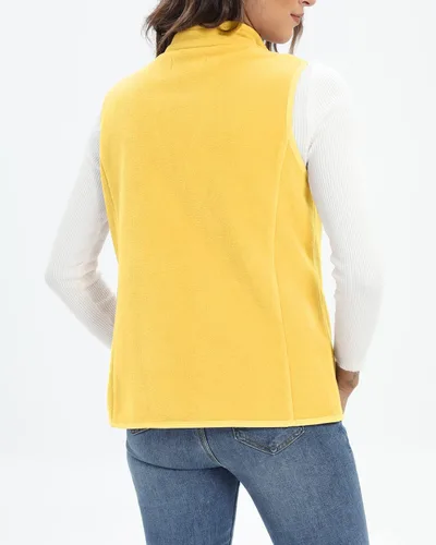 Vista 7 de Xeoxarel Chaleco de forro polar para mujer con 6 bolsillos (XS-2XL)