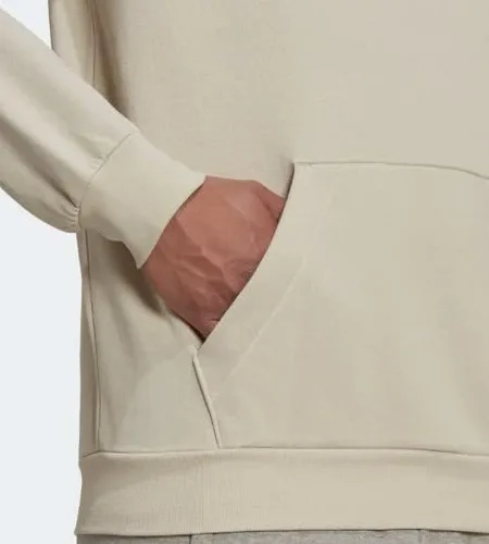 Vista 6 de adidas Sudadera deportiva con capucha de forro polar para hombre, talla S, Aluminio