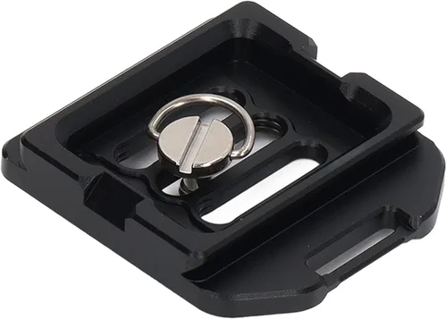 Vista 8 de Placa de liberación rápida para cámara con rosca de tornillo de 1/4 pulgadas, adaptador de montaje de placa de liberación rápida para cabezal