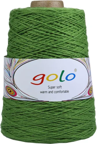 Vista 24 de golo Hilo de Cono de Lana para Tejer 8.8oz 400yd 100% Hilo de Lana para Tejer a Mano 402-Papel Envejecido