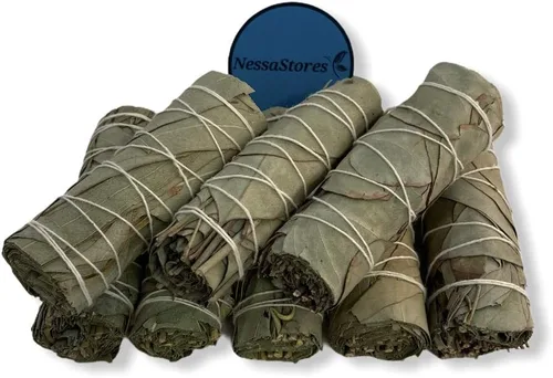 Vista 2 de NESSASTORES - Paquete de incienso de eucalipto para manchas de 4 pulgadas #JC-186 (1 piezas)