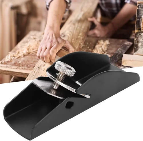 Vista 4 de Cepilladora de mano, mini herramienta de mano para carpintería de fondo plano para alisado de madera