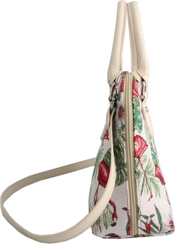 Vista 4 de Signare Tapiz de mano y bolso de hombro para mujer, bolso cruzado de moda para mujer, bolso de cartera para mujeres, niñas y adolescentes