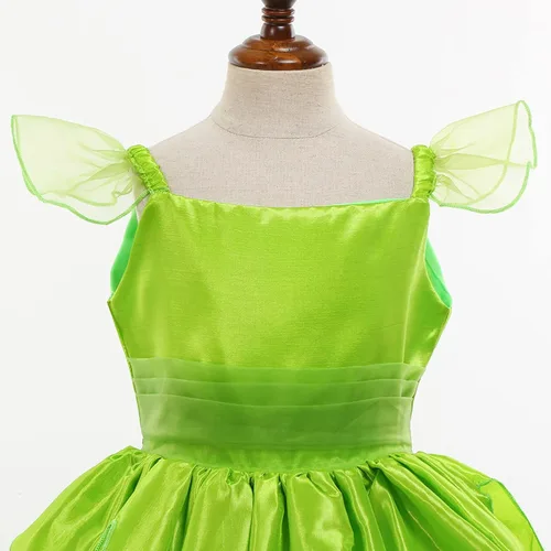 Vista 6 de winying Disfraz de princesa Tinker-Bell sin mangas de elfo con accesorios
