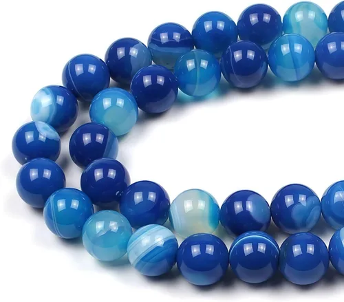 Vista 11 de MJDCB Cuentas de Turquesa Africana Natural Redondas Piedras Sueltas para Hacer Joyas Pulsera Collar Accesorio DIY 15" (4mm)