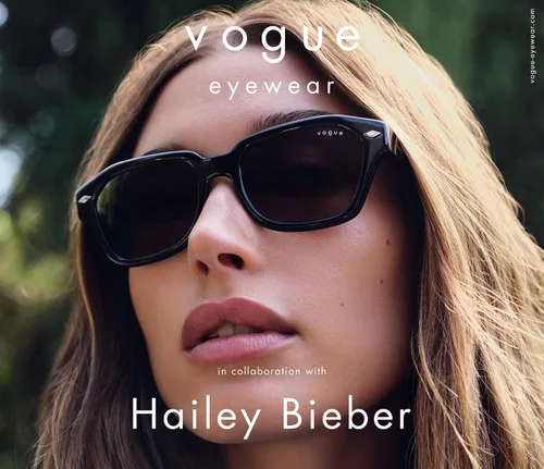 Vista 6 de Vogue Eyewear X Hailey Bieber Collection Vo5444sf - Gafas de sol cuadradas de ajuste de puente bajo para mujer