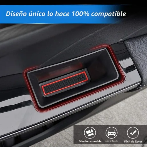 Vista 3 de Autorder Ajuste personalizado para caja de almacenamiento lateral de puerta, Ford Escape 2020 2021 2022 2023 accesorios con asa de bolsillo