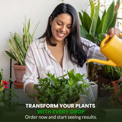 Vista 9 de Humboldts Secret Everything - Alimento para plantas de interior 3-3-3 Fertilizante líquido multiusos con algas noruegas Apoya el crecimiento