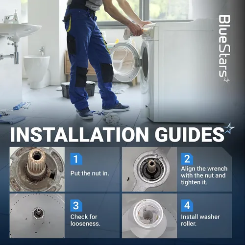 Vista 6 de BlueStars Pieza de repuesto de llave inglesa de lavadora TB123A ultra duradera – Compatible con Maytag, G.E, Kenmore, Whirlpool Washers – Reemplaza
