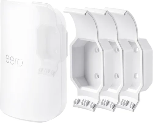 Vista 12 de Soporte de montaje en pared para eero 7 router Mesh Wi-Fi System – Sin cables desordenados, soporte de pared para extensor eero 7, soporte