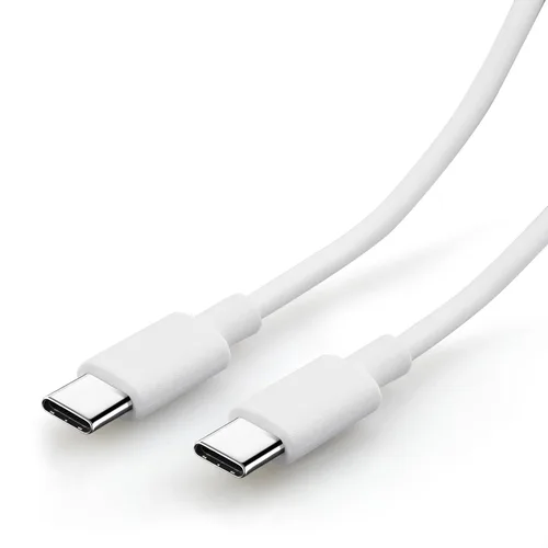 Vista 2 de Cable USB C a USB C, paquete de 10 unidades, cable de carga rápida tipo C Blanco