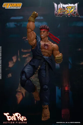 Vista 6 de Storm Collectibles - Ultimate Street Fighter IV - Evil Ryu, figura de acción 1/12