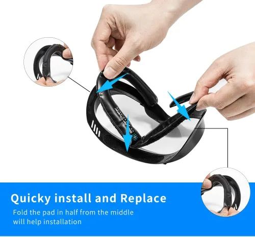 Vista 4 de Globular Cluster CPQ2 Cooling Pad Interface Kit for Metal Quest 2 - Keep Cool in VR - HotSweatStuffiness Fix
