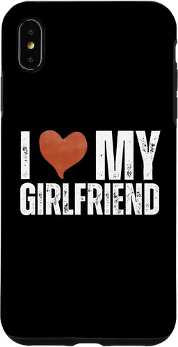 Vista 11 de I Love My Girlfriend I Heart My Girlfriend Funny Retro Case for iPhone 17