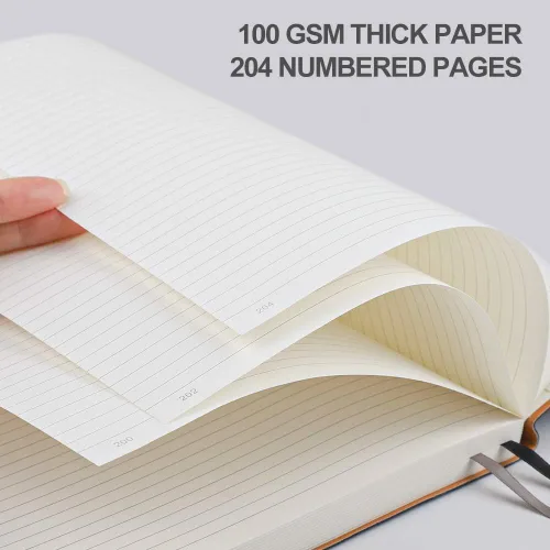 Vista 3 de AHGXG B5 College cuaderno con renglones, con tapa blanda, 2 unidades, tamaño grande, 7.6 x 10 pulgadas, con papel grueso rayado de 2.94 oz/yd², 408