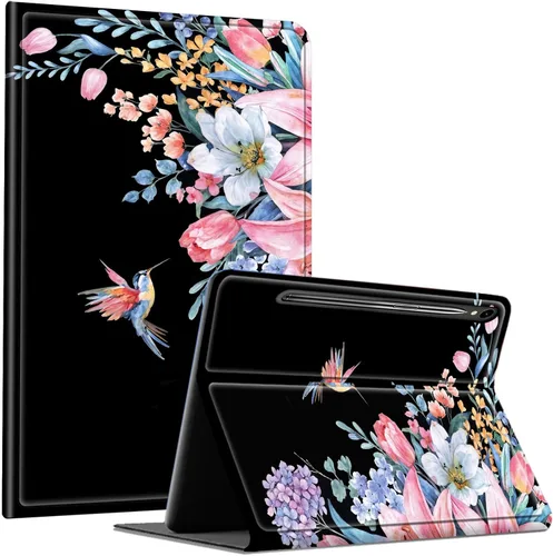 Vista 83 de Slim Case for Samsung Galaxy Tab S10 Lite / S10 FE / S9 FE 10.9" & Galaxy Tab S9 11", Multi-Angle Stand PU Leather Smart Folio Cover with Soft TPU