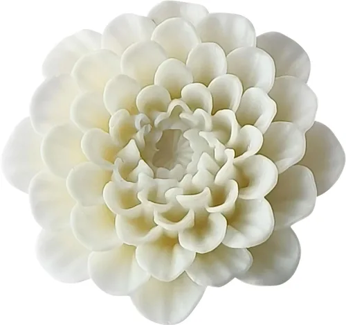 Vista 4 de Molde de silicona de flor de dalia, moldes de silicona de flor de peonía 3D, molde de resina reutilizable para bricolaje, cera de velas, jabón