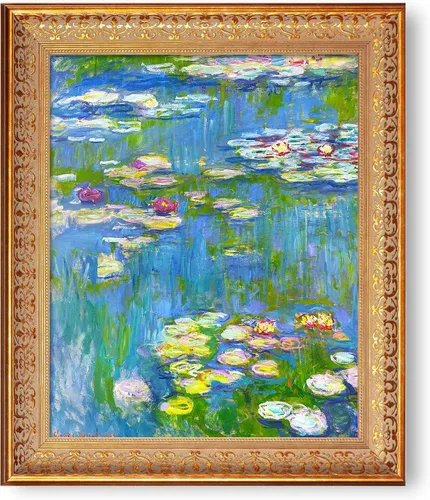 Vista 39 de A&T ARTWORK Antibes Seen from The Salis Gardens de Claude Monet Las Obras de Arte Clásico Mundial Reproducciones, Impresiones de Arte en Lienzo