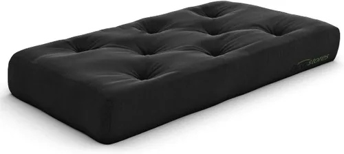 Vista 16 de Nirvana Futons Colchón de futón individual extra grueso de 10 pulgadas, sarga negra, fabricado en Estados Unidos
