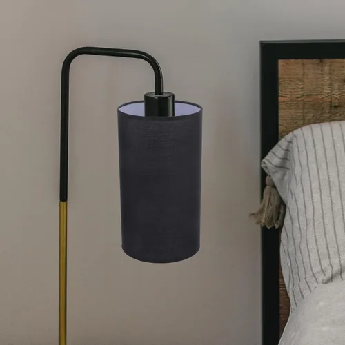 Vista 2 de Angoily Pantalla de lámpara de repuesto para lámpara de mesa, luz de pie de 9.84 x 5.51 x 5.51 pulgadas, pantalla de tambor de tela, cubierta