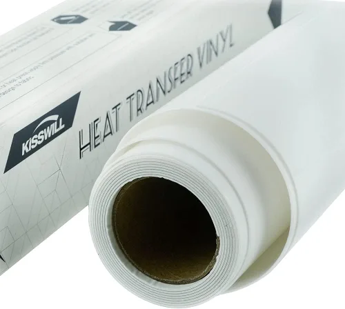 Vista 7 de KISSWILL Flock - Vinilo de transferencia de calor HTV para planchar, color negro, rollos de vinilo HTV de 10 x 48 pulgadas para camisetas, telas