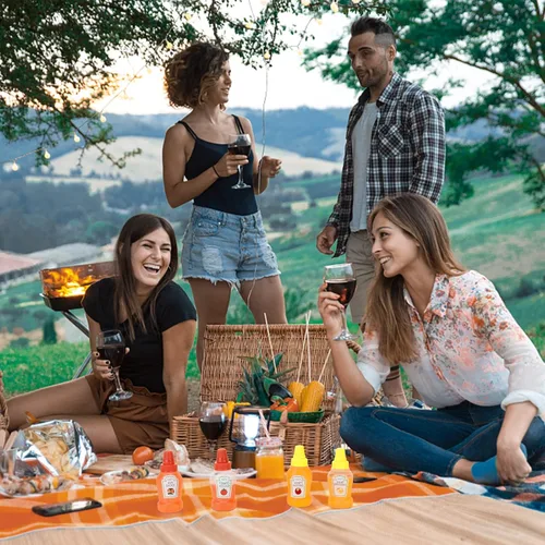 Vista 5 de Jspupifip Mini botellas de salsa de tomate con tapa de rosca resistente, mini botellas exprimibles de condimentos portátiles de salsa de miel