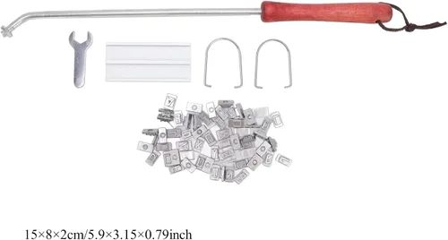 Vista 3 de CHICIRIS Hierro de marca de carne para barbacoa, hierro de marca personalizado de acero inoxidable con letras intercambiables para hamburguesa