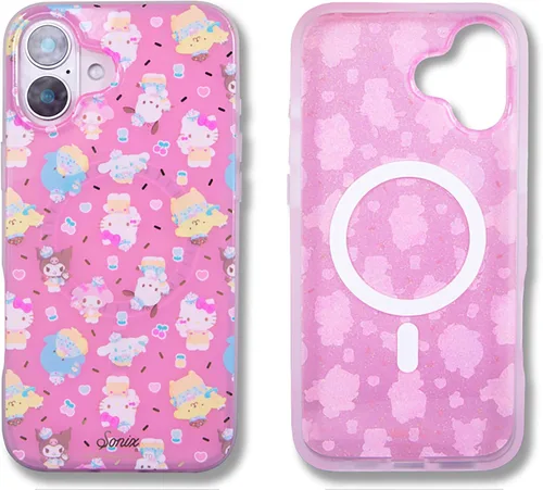 Vista 154 de Sonix x Barbie Funda para iPhone 15 Pro Compatible con MagSafe Probada para caídas de 10 pies Golden Hour