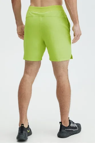 Vista 4 de Fabletics Pantalón corto The Fundamental para hombre, entrenamiento, correr, entrenamiento, gimnasio, yoga, ultraligero, atlético