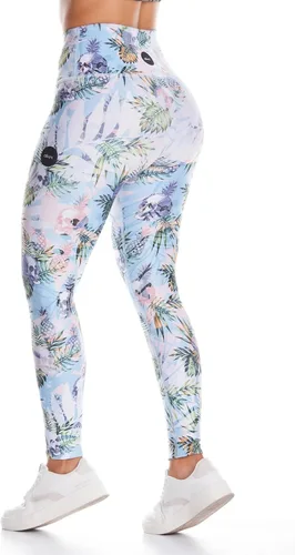 Vista 2 de Drakon - Muchos estilos de mallas de compresión para mujer, pantalones colombianos de yoga