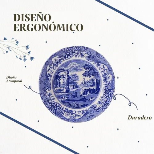 Vista 6 de Spode Blue Italian Sets (juego de 12 piezas)