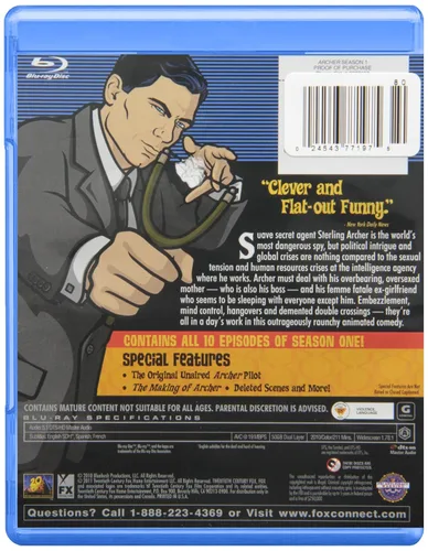 Vista 2 de Archer Season 1 Blu-ray