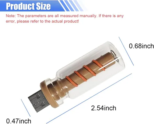 Vista 2 de Luz nocturna USB para automóvil, bombilla LED regulable al tacto, iluminación ambiental interior del vehículo de estilo retro, mini lámparas