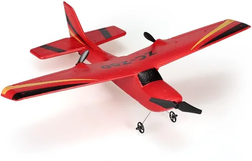 Vista 3 de GoolRC Avión Z50 RC, 2.4G 2CH Avión de control remoto, planeador de avión RC de espuma EPP con giroscopio RTF fácil de volar para principiantes