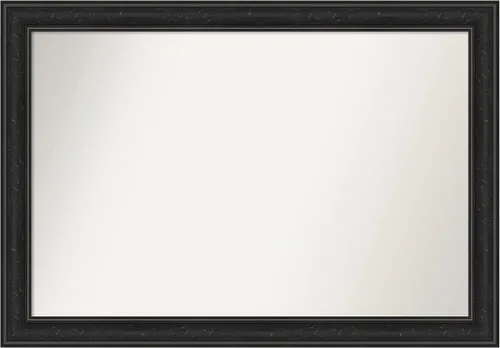 Vista 251 de Amanti Art Espejo personalizado, gran espejo de baño estrecho, espejo de pared o espejo de tocador de baño sobre el fregadero (24 x 24 pulgadas)