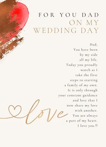 Vista 5 de Papá en el día de mi boda – Hermoso corazón de vitrales – Regalo de boda sentimental para papá y adorno de recuerdo significativo para el padre