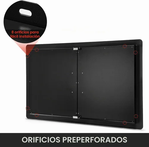 Vista 6 de Stanbroil Puertas de cocina al aire libre de 36 pulgadas de ancho x 21 pulgadas de alto, construcción de pared, montaje vertical de doble puerta