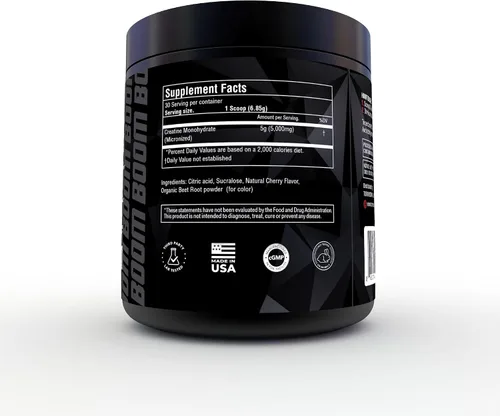 Vista 9 de Creatina para fuerza y producción de energía muscular, 0.18 oz por porción, polvo micronizado, pre-entrenamiento, salud muscular, suplemento