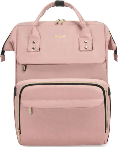 Vista 14 de Mochila para laptop LOVEVOOK para mujer, Negro, Mochilas Daypack