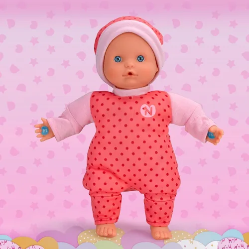Vista 2 de Nenuco Muñeca suave con 3 roles de la vida real, trajes coloridos, 23.6 pulgadas