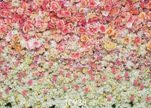 Vista 2 de Telón de fondo floral para fotografía del día de San Valentín, fondo de flores de primavera para fotógrafos, accesorios de estudio 10938