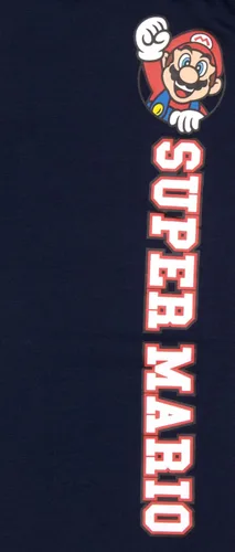 Vista 6 de Nintendo Super Mario - Juego de 2 piezas de camiseta de manga larga para niños y pantalones deportivos, paquete de 2 unidades para niños y niños