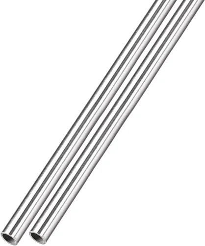 Vista 15 de METALLIXITY Tubo de acero inoxidable 304 (0.126 in de diámetro exterior x 0.008 in de pared T x 11.811 in de largo), 2 piezas, tubo recto